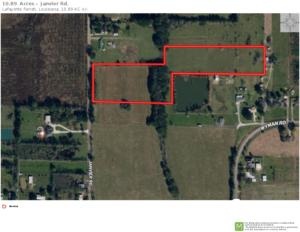 Property photo for land for sale in Lafayette County Louisiana