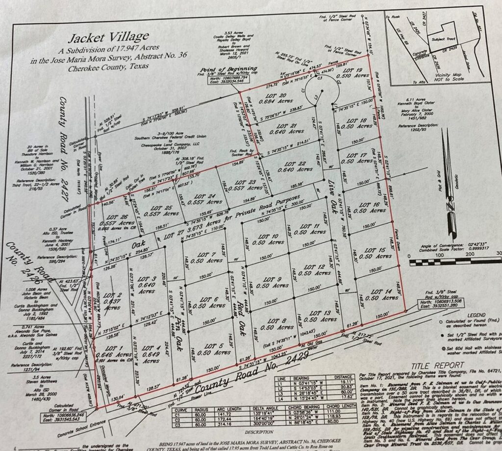 Property photo for land for sale in Cherokee County Texas