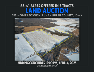 Property photo for land for sale in Van Buren County Iowa