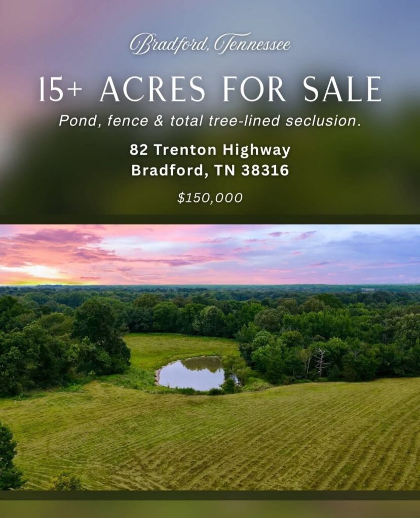 Property photo for land for sale in Gibson County Tennessee