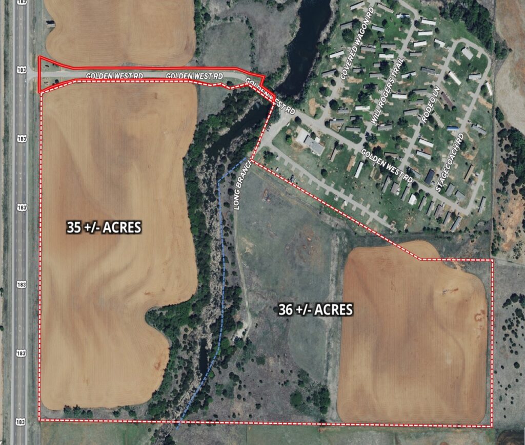 Property photo for land for sale in Washita County Oklahoma