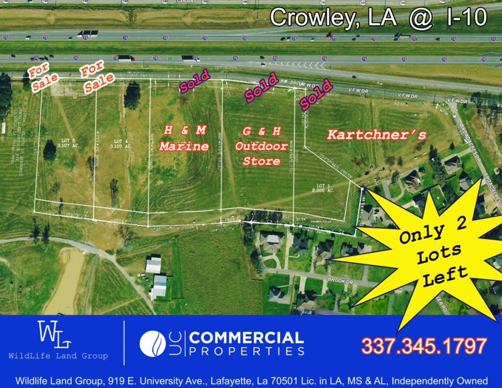 Property photo for land for sale in Acadia County Louisiana