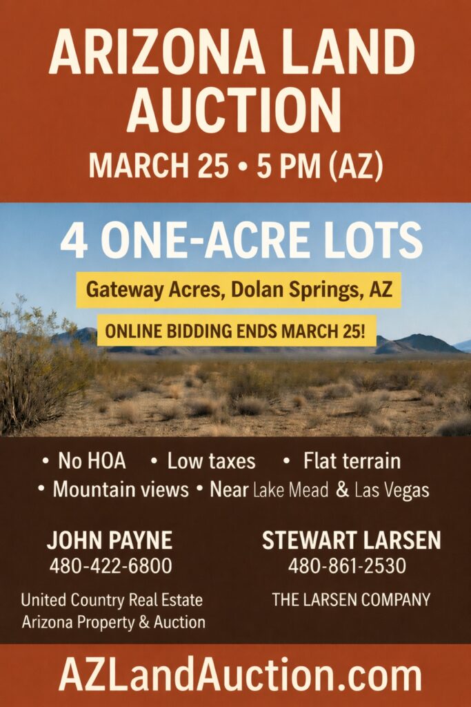 Property photo for land for sale in Mohave County Arizona