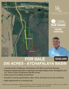 Property photo for land for sale in St. Landry County Louisiana