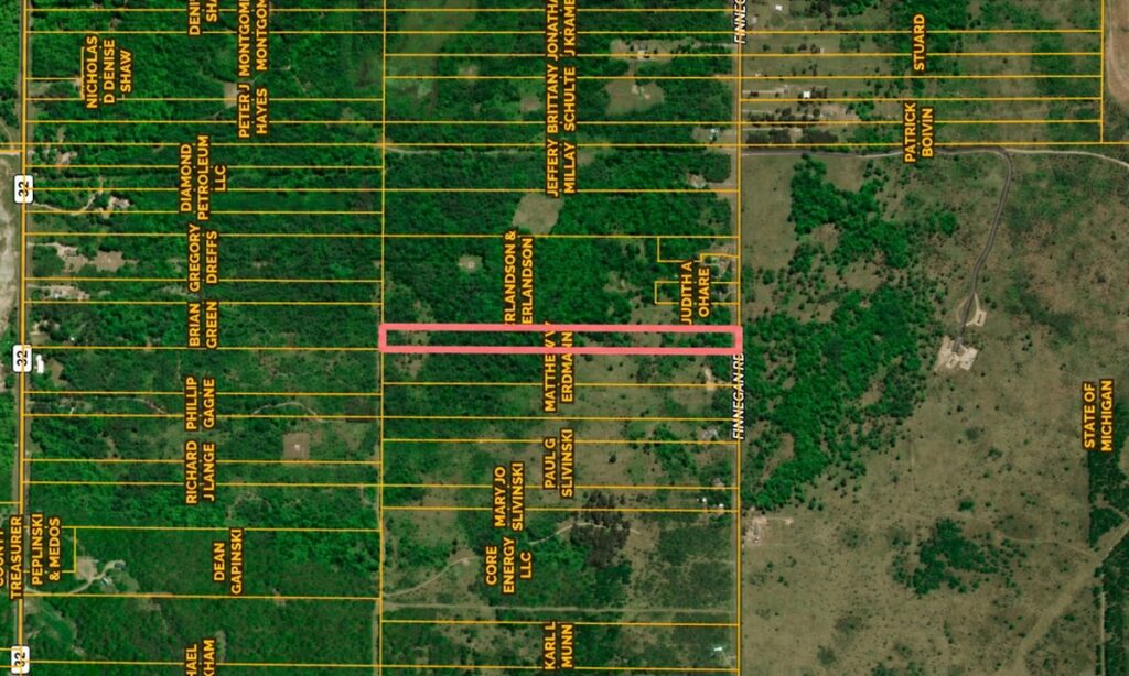 Property photo for land for sale in Otsego County Michigan