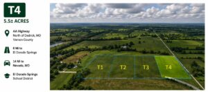 Property photo for land for sale in Vernon County Missouri