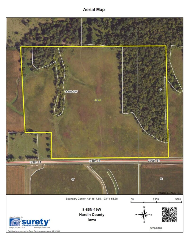 Property photo for land for sale in Hardin County Iowa