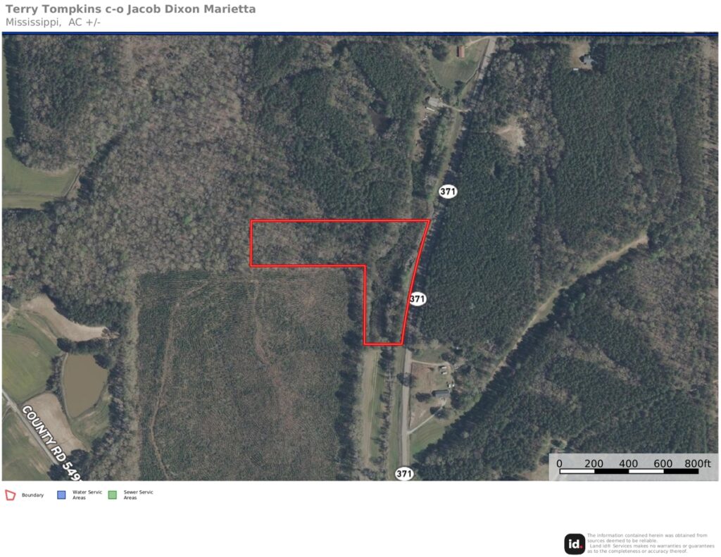 Property photo for land for sale in Prentiss County Mississippi
