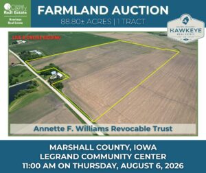 Property photo for land for sale in Marshall County Iowa