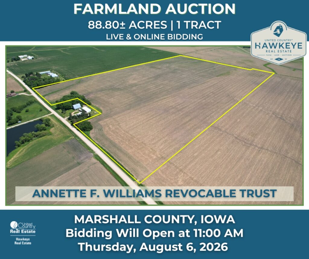 Property photo for land for sale in Marshall County Iowa