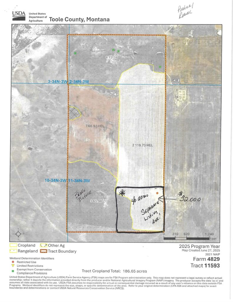 Property photo for land for sale in Toole County Montana