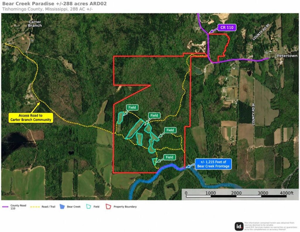 Property photo for land for sale in Tishomingo County Mississippi